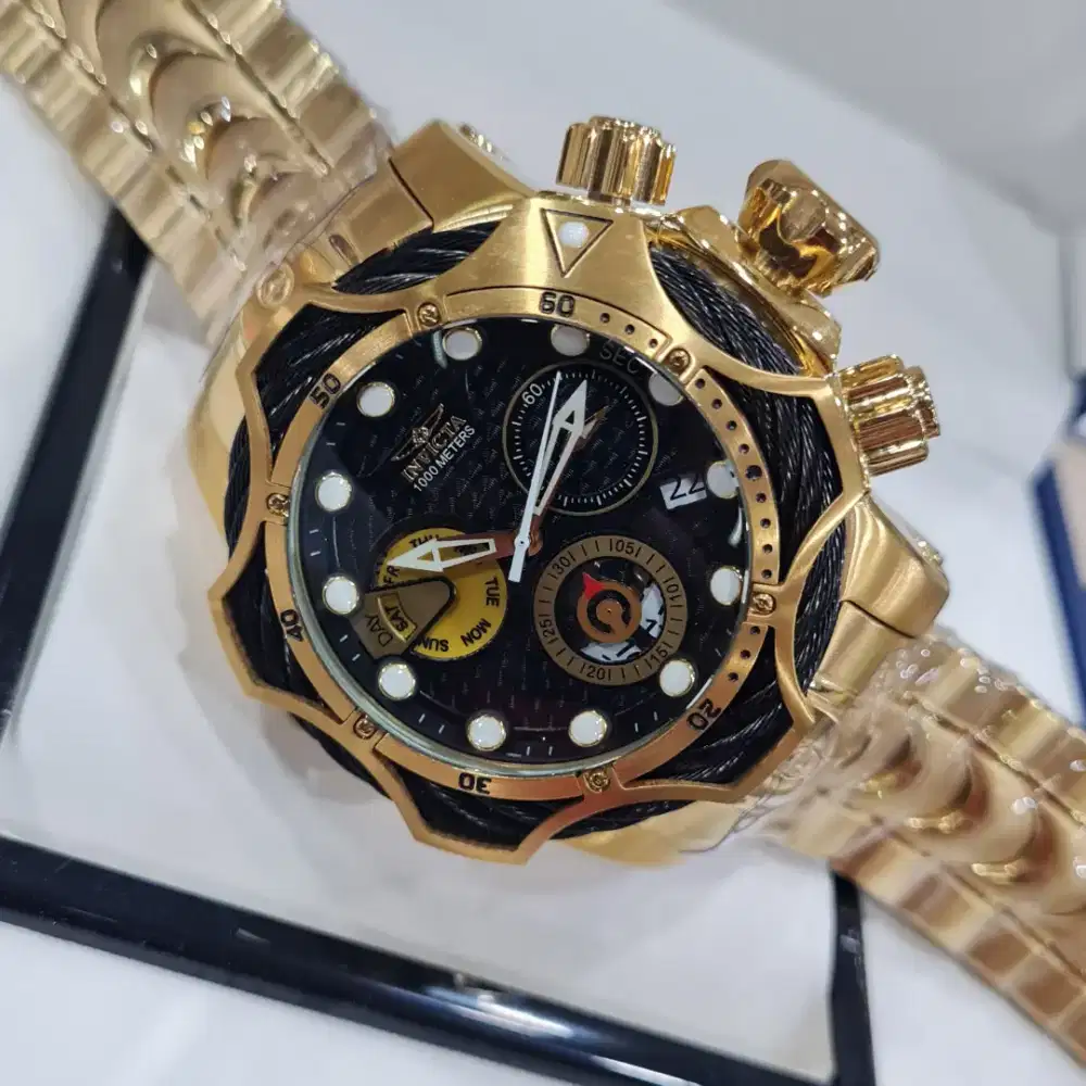 Jam Tangan Pria Invicta Venom Ring Tambang Style Jumbo Size