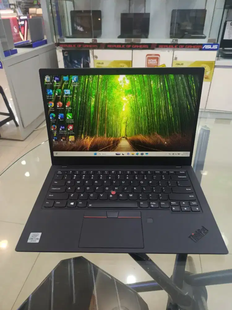 Jual laptop second bergaransi, Lenovo x1 carbon ram 16 ssd 256