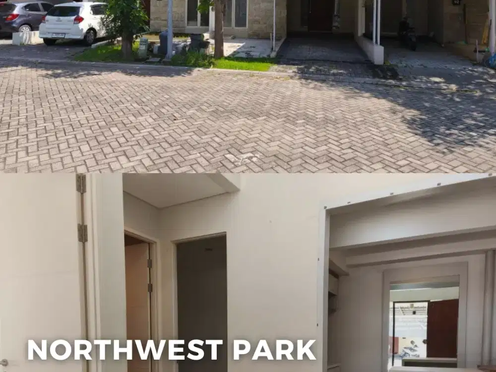 DIJUAL CEPAT RUMAH  NORTHWEST PARK Hadap : UTARA