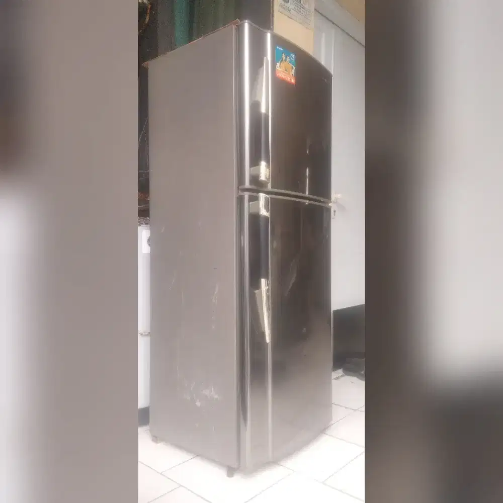 Kulkas 2 Pintu Sharp Normal Dingin Beku Joss No Kendala Siap Pakai