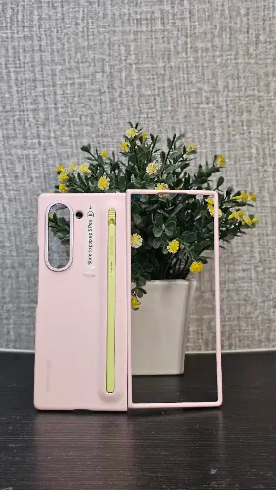 Case Original Samsung Galaxy Z Fold 6 Pink - Slim Case With S pen