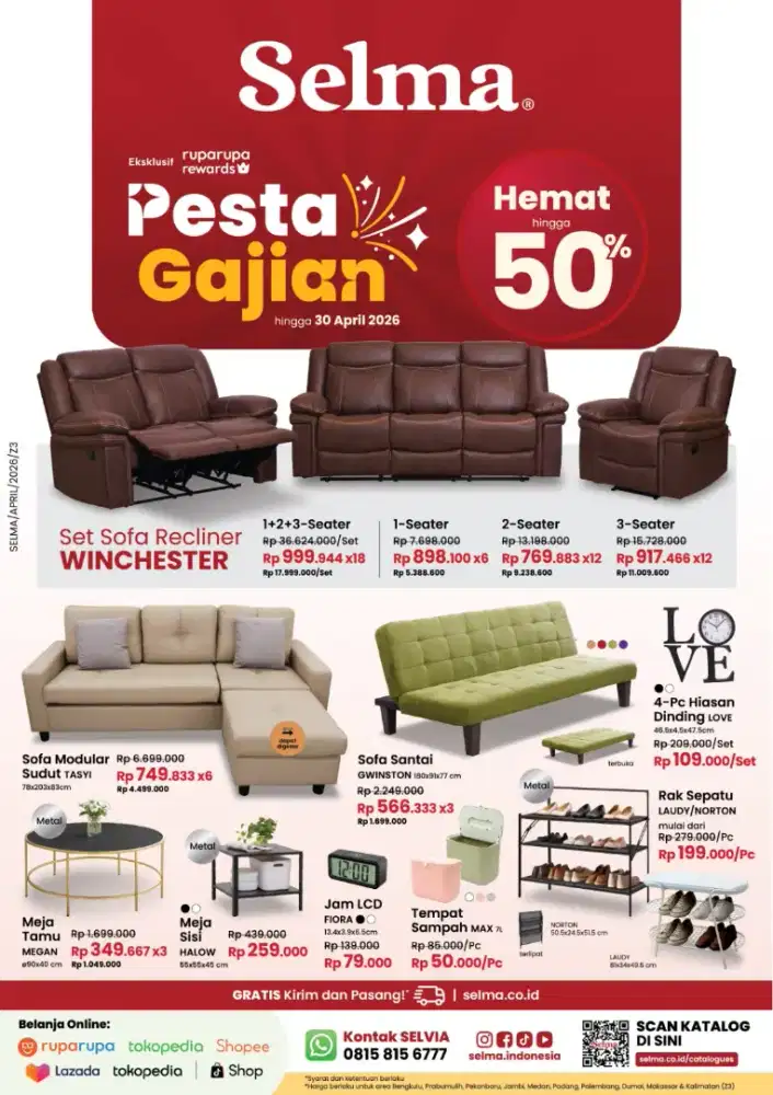 Sofa L tasyi Brown