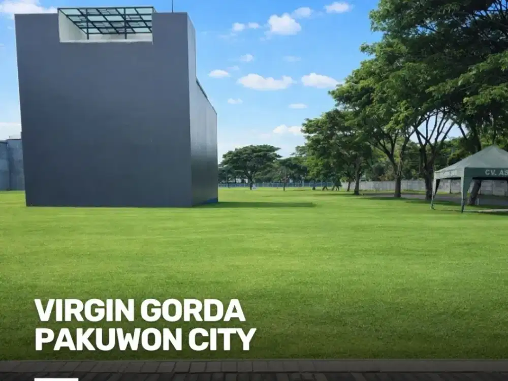 Kavling Virgin Gorda Grand Island Pakuwon City Hadap : utara barat