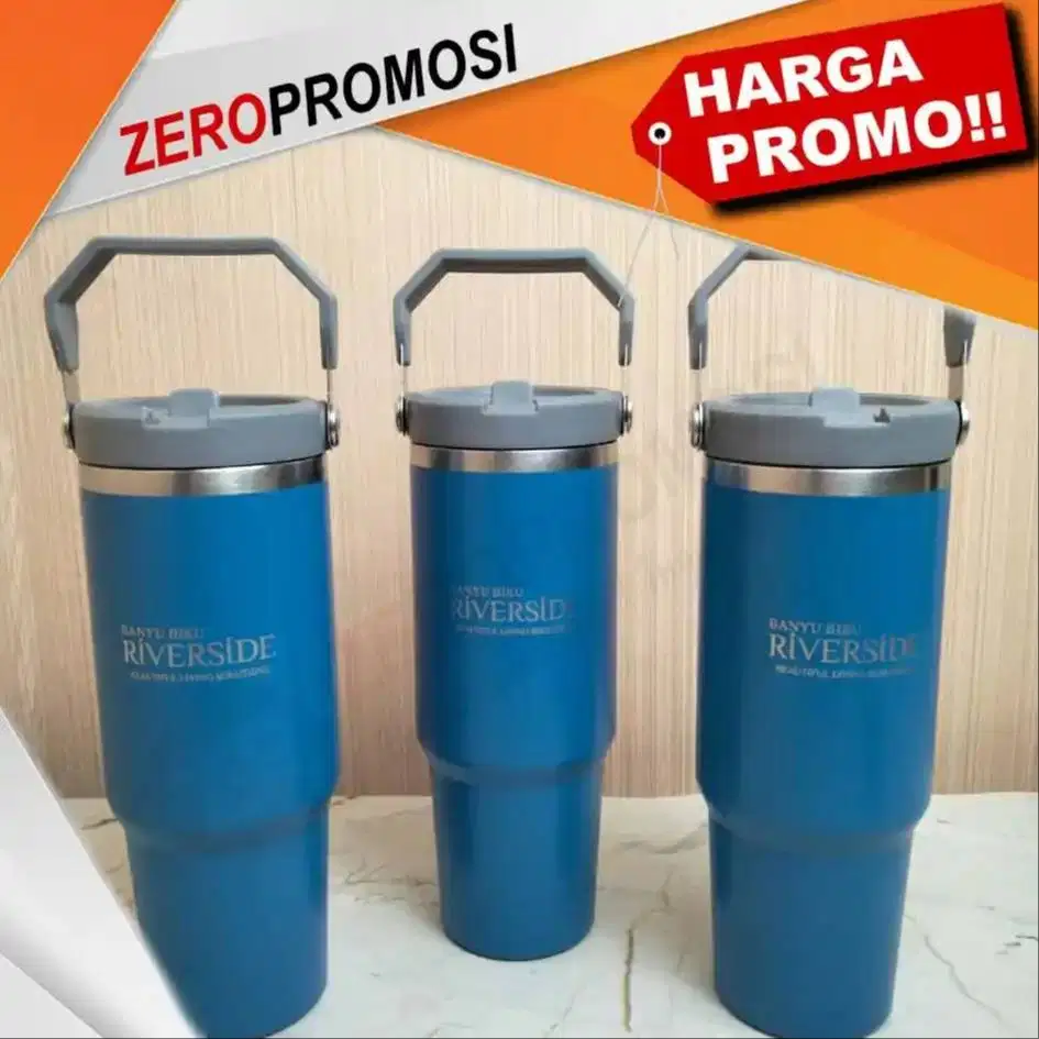Promosi Tumbler Stainless 900 ml Desain Classic Cetak Logo