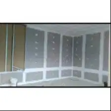 Plafon - Partisi Gypsum + Alumunium + Kaca  + WPC ACP PVC