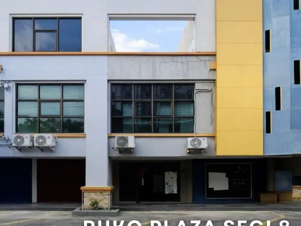 Ruko Plaza Segi 8, Surabaya Barat STRATEGIS, SIAP PAKAI, HADAP JALAN RAYA DEKAT SEKOLAH, AREA PERKANTORAN