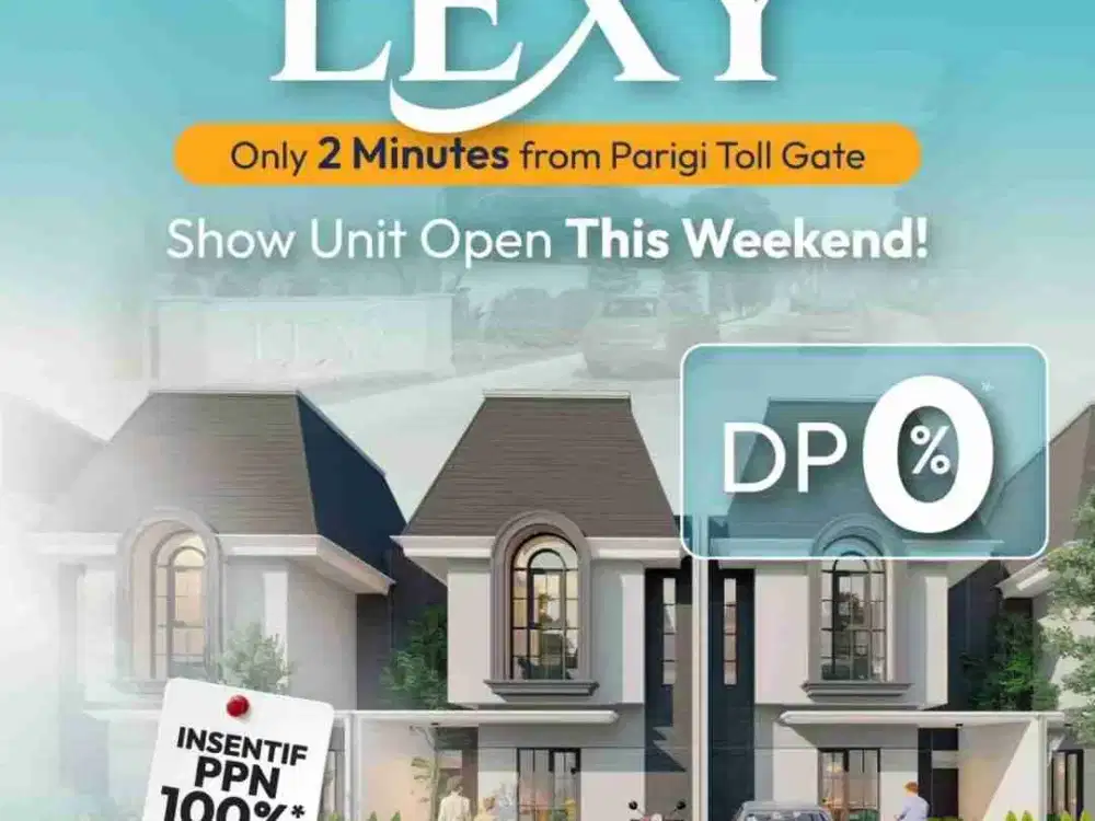 Tipe LEXY Cluster Kiwi Ext Graha Raya Bintaro