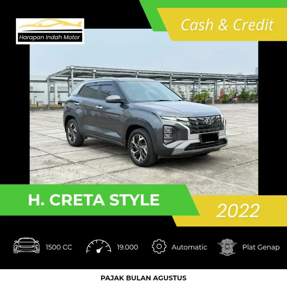 Hyundai Creta 1.5 Style 2022 Low KM 19RB Antik