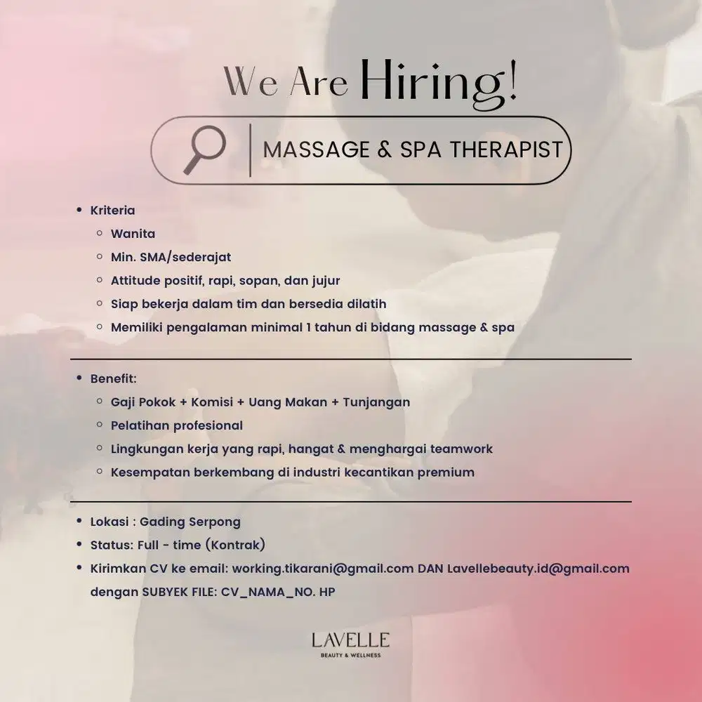 LOKER SPA THERAPIST