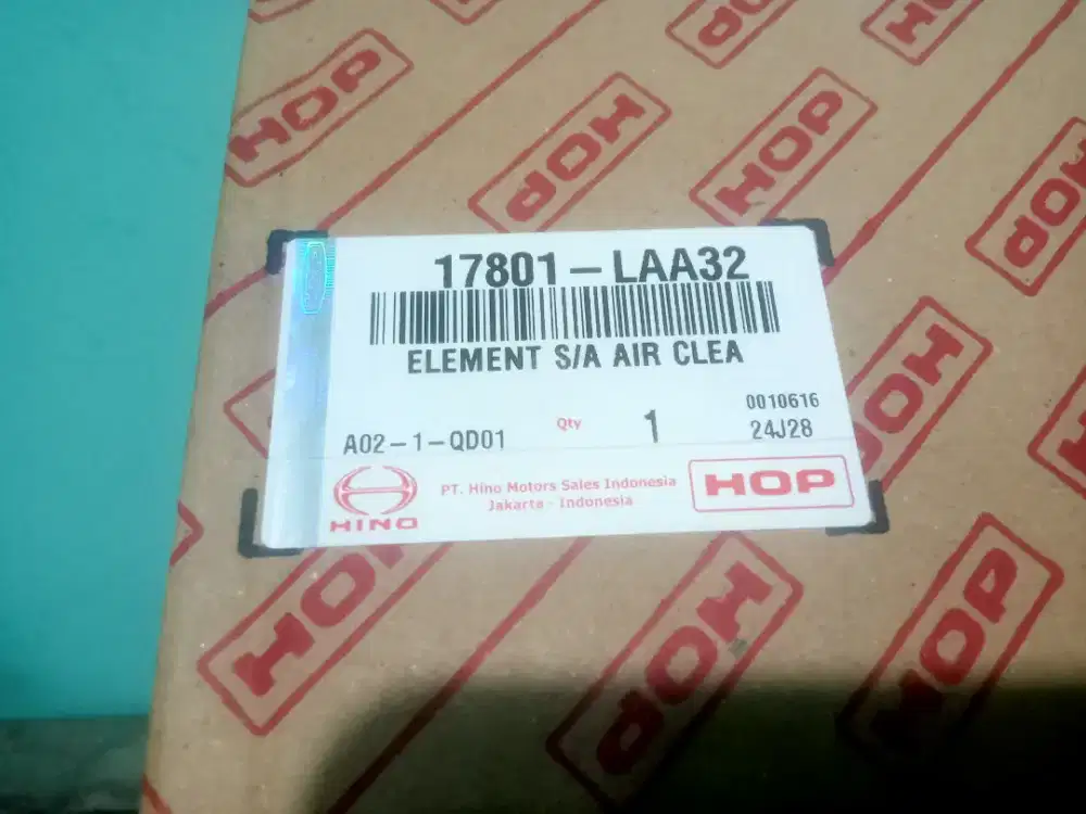 Filter udara dan air radiator hino 300