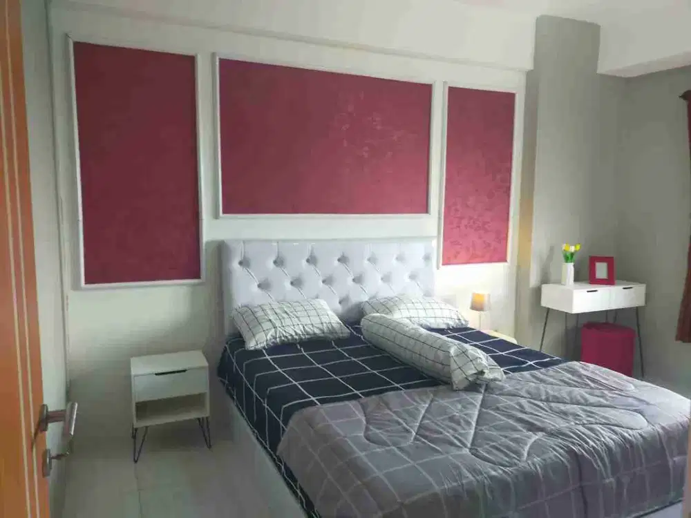 DISEWAKAN APARTEMEN PUNCAK DHARMAHUSADA LUAS 56m2 UNIT BAGUS NYAMAN