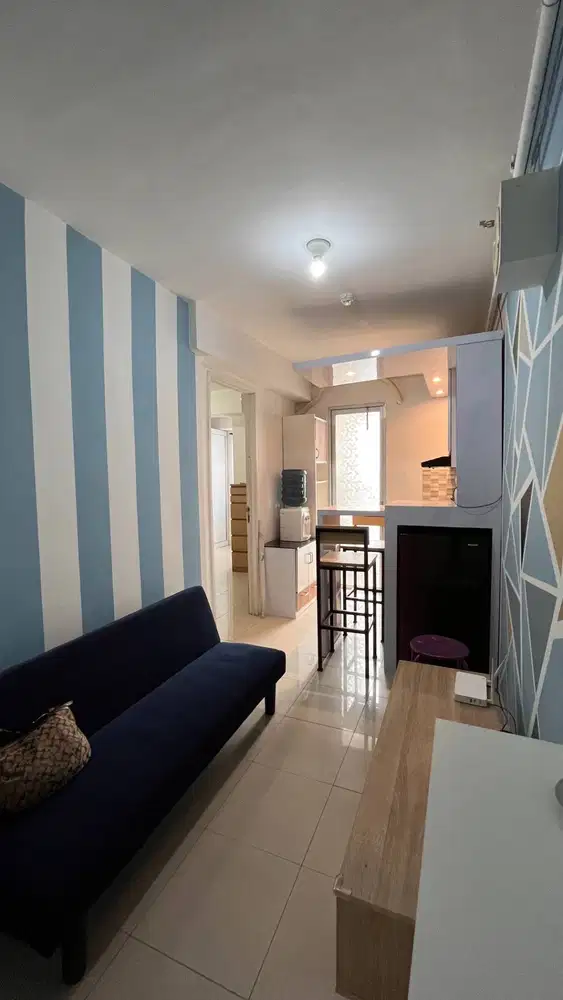 Hunian kamar satu(1BR) full furnished yang nyaman di Apartment Bassura