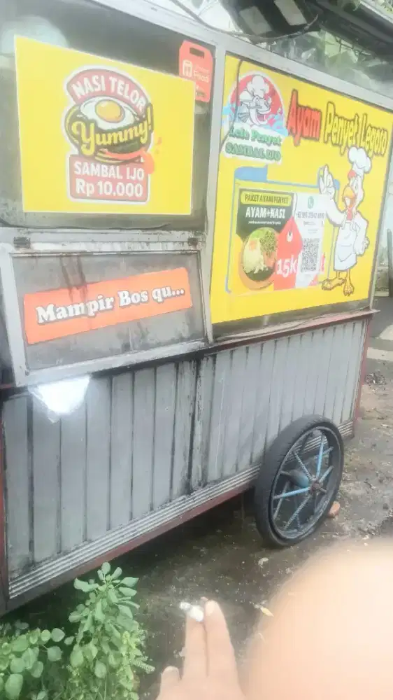 Gerobak usaha ALUMINIUM