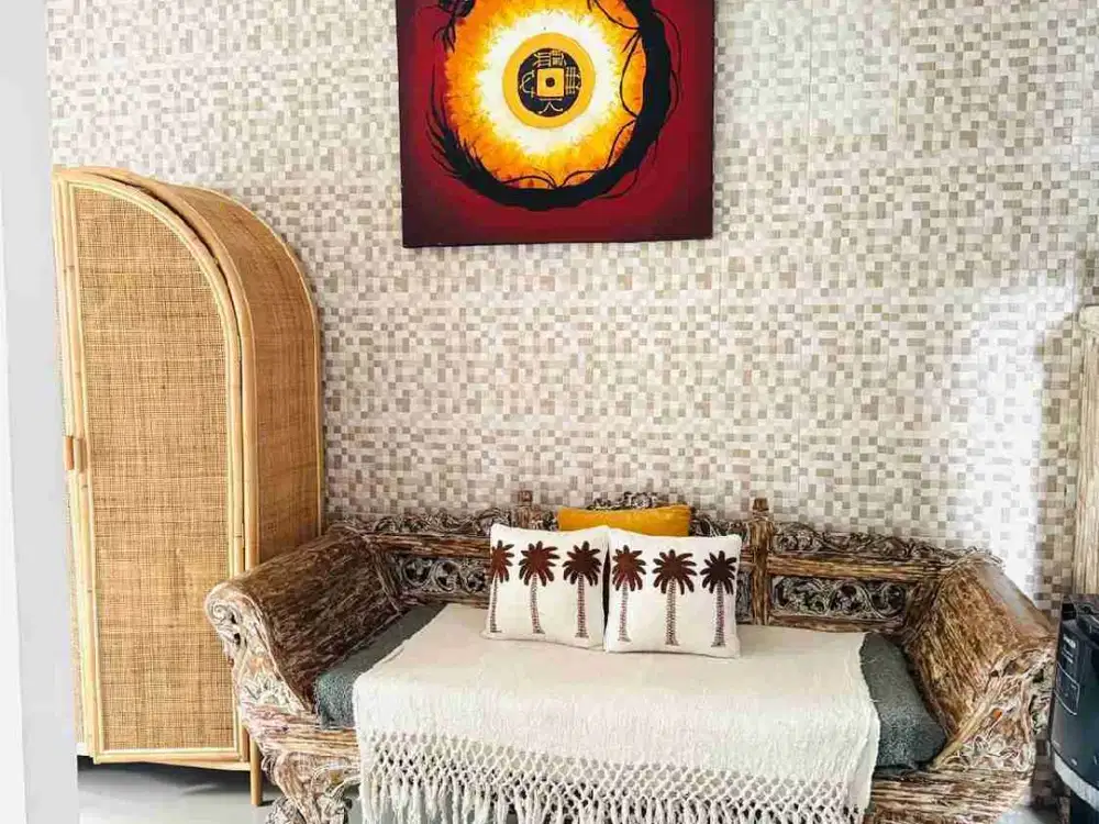 rumah Cantik dalung dekat Canggu fully furnished strategis bebas banjir