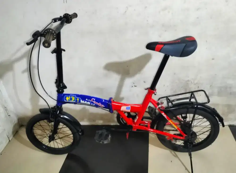 Sepeda lipat ukuran 16 kondisi normal