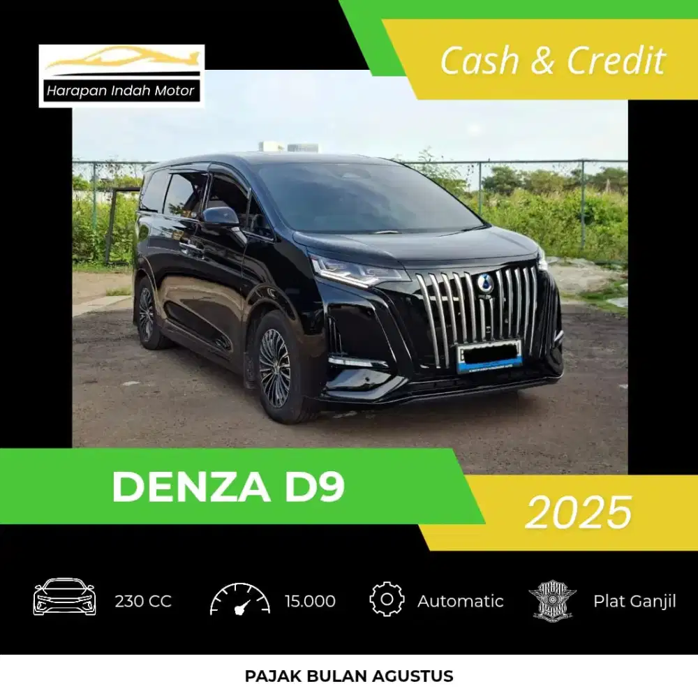 Denza D9 2025 EV Low KM 15RB