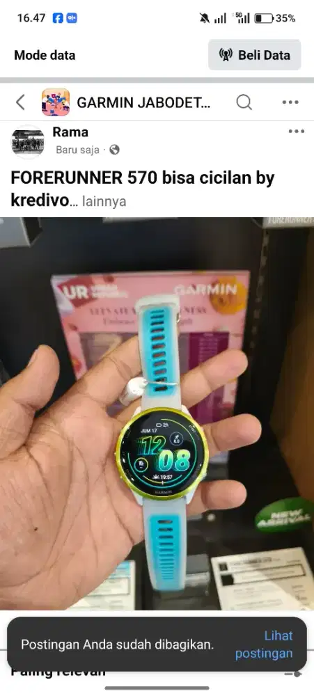 Garmin FORERUNNER 570 original