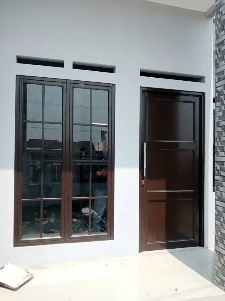 Plafon - Partisi Gypsum + Alumunium + Kaca + Joss  WPC ACP PVC