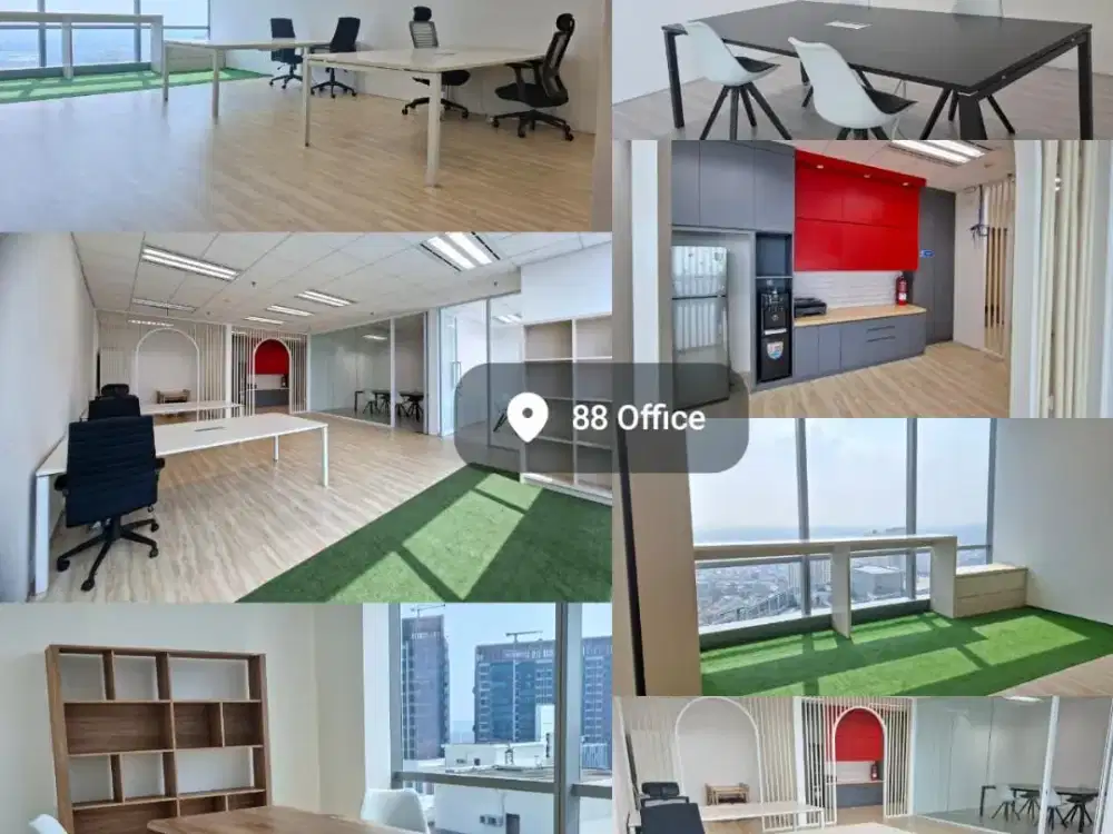Sewa ruang kantor Furnished di Gedung Office 88 Casablanka, Jakarta Selatan