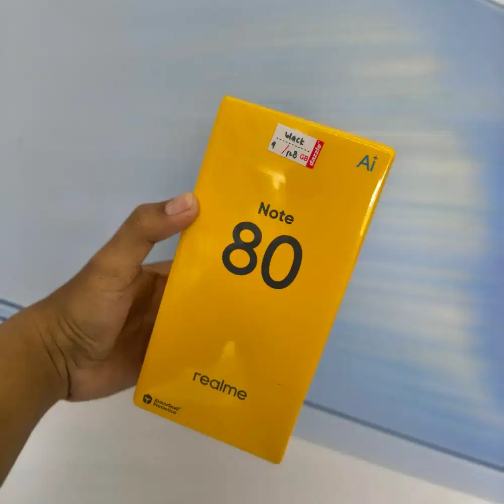 REALME NOTE 80 RAM 4/64 UNIT BARU