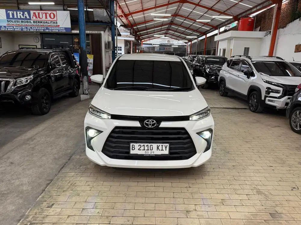 Toyota Avanza 1.3 E matic AT 2023 putih km40rb bebas tabrak banjir