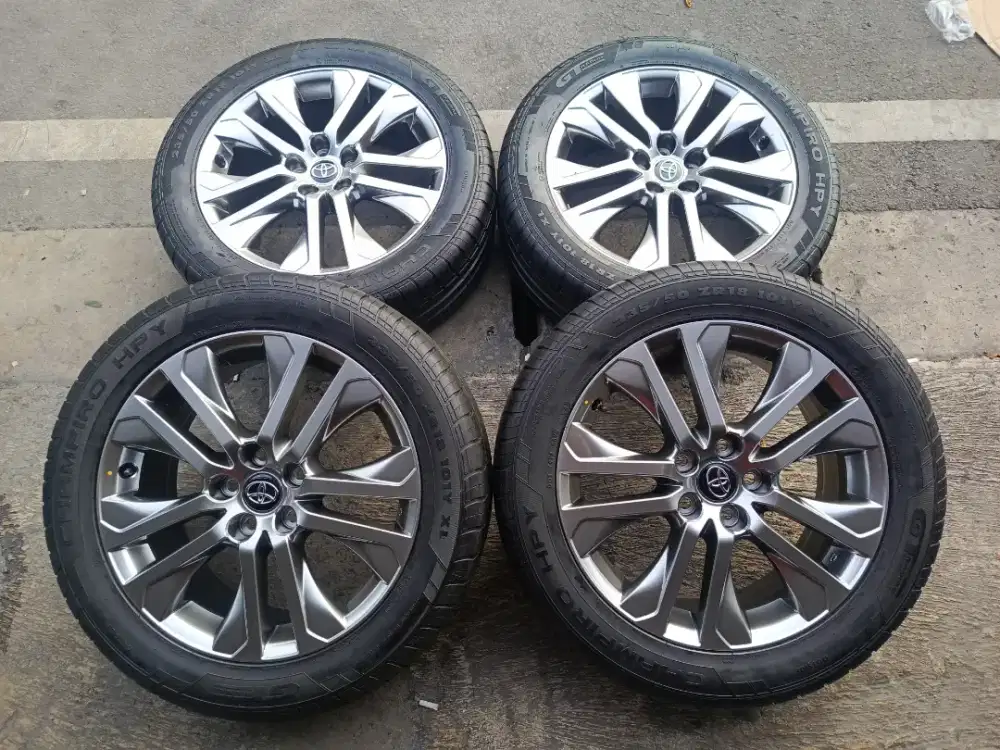 Dijual Velg Original Zenix Tipe Q Ring 18 Lubang PCD 5 ×114