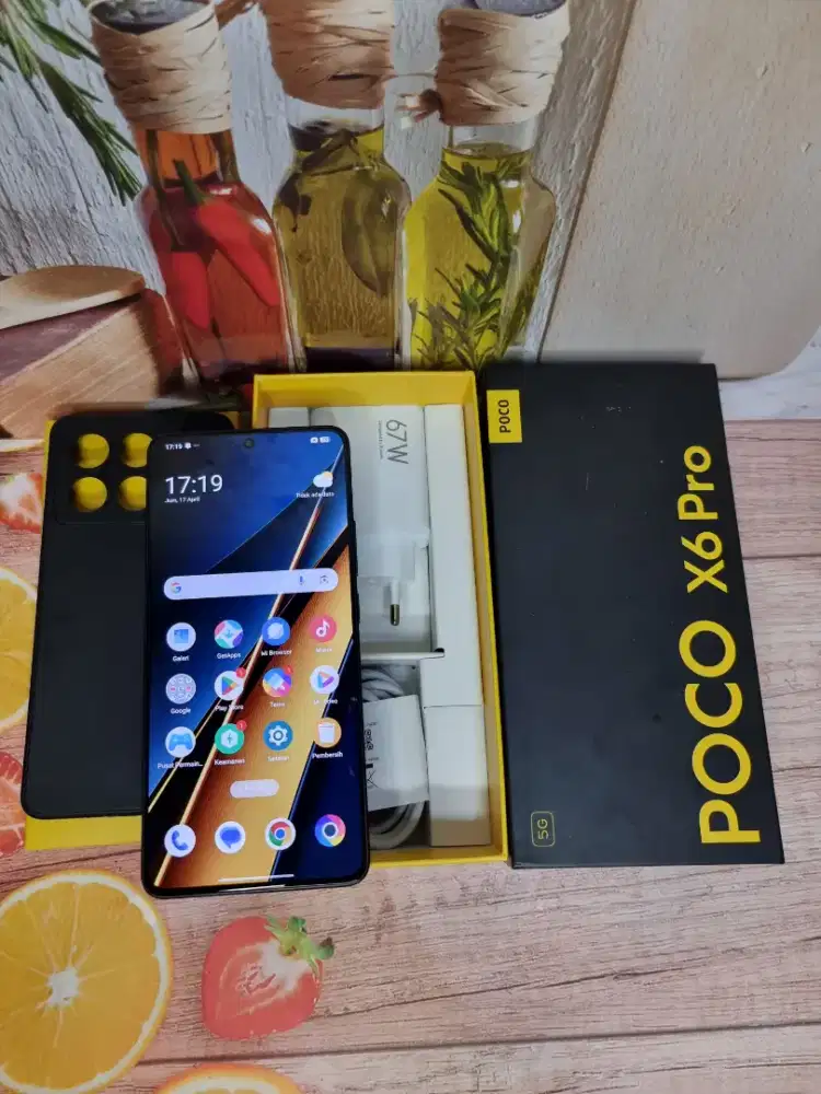 Jual hp mulus POCO X6 PRO 5G 12/512 siap pakai ngebut