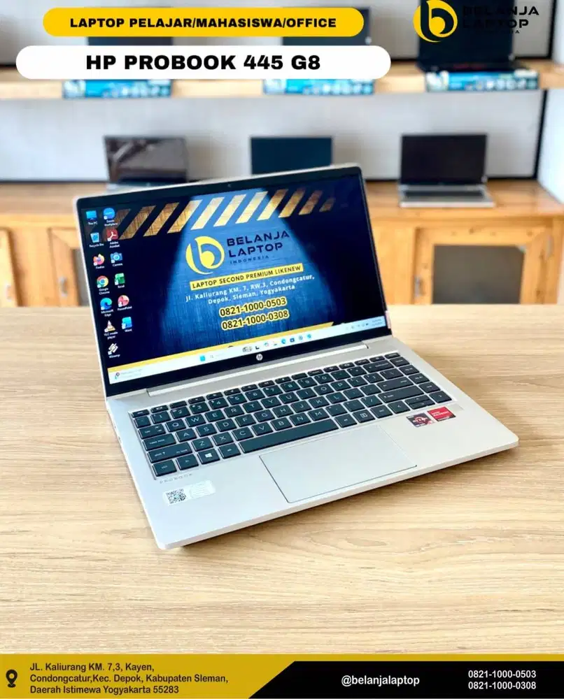 HP ProBook 445 G8/Ryzen 5600U/8GB/256GB/TERMURAH!!