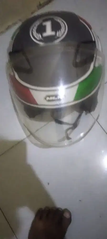 Helm leopard halface