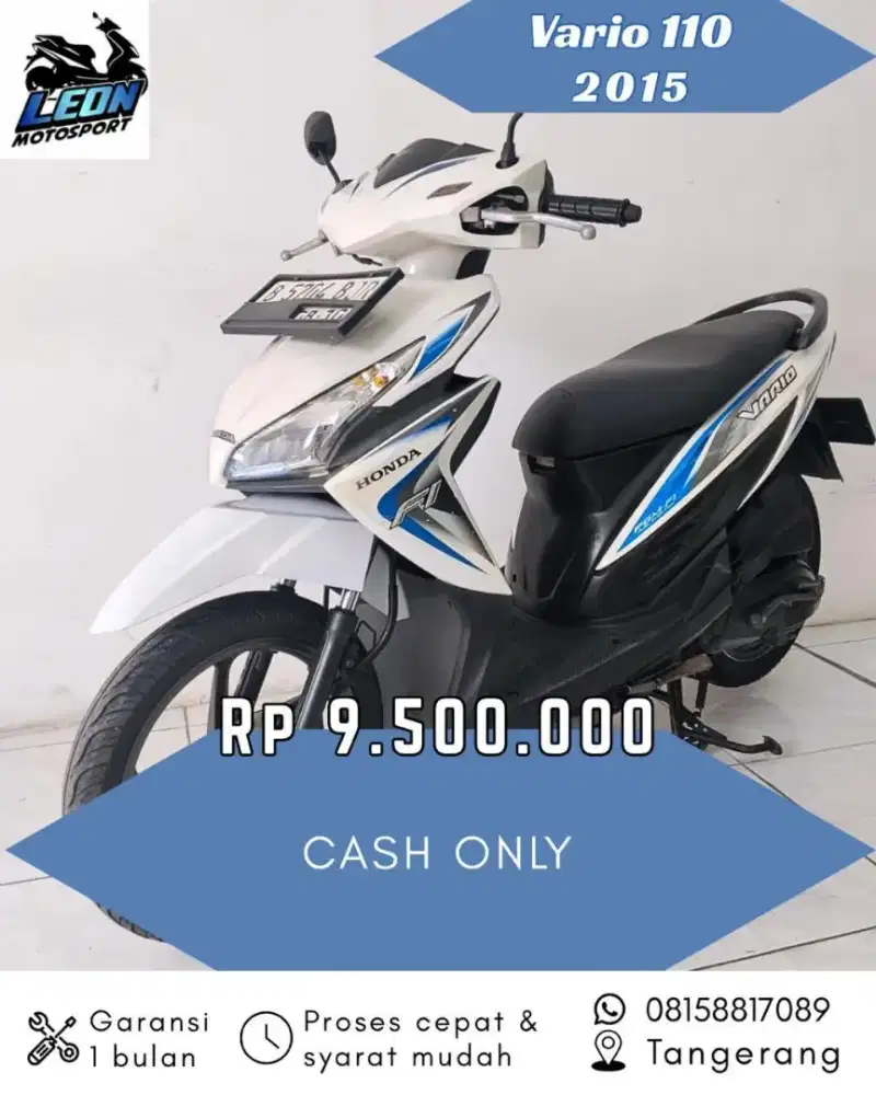 Vario 110 2015, jual beli motor seken
