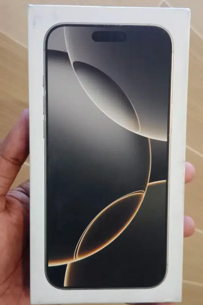 Dijual iPhone 16 ProMax 256GB Natura Titanium Kondisi Baru,Masih Segel