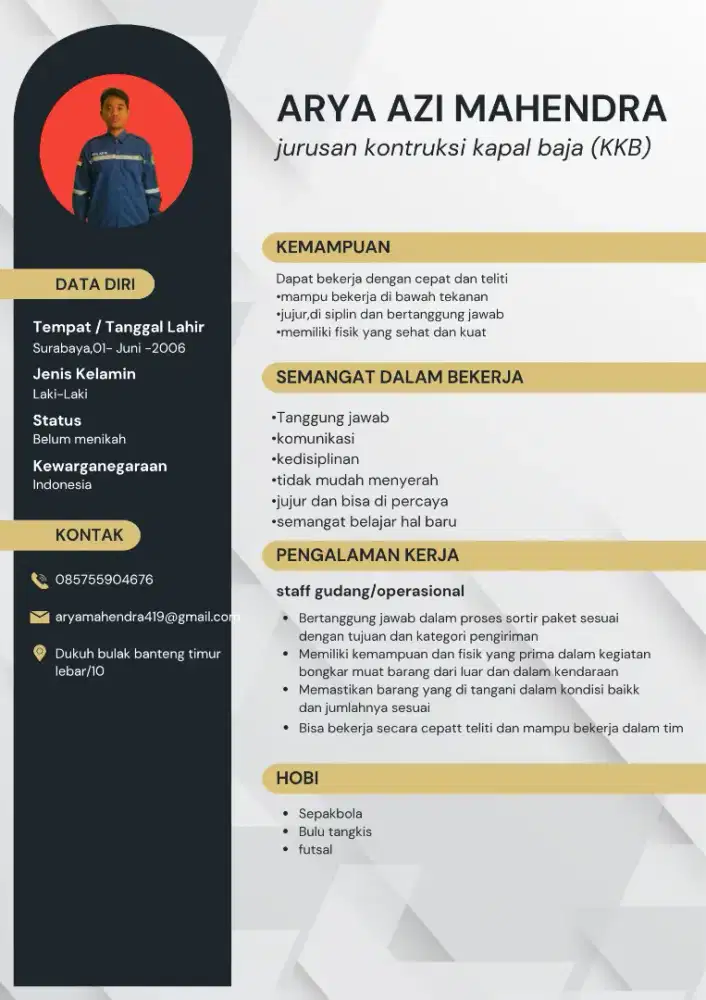 Siap bekerja hari ini