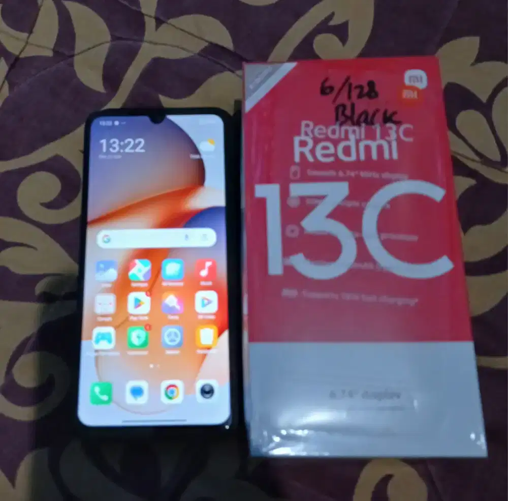 REDMI 13C WARNA HITAM