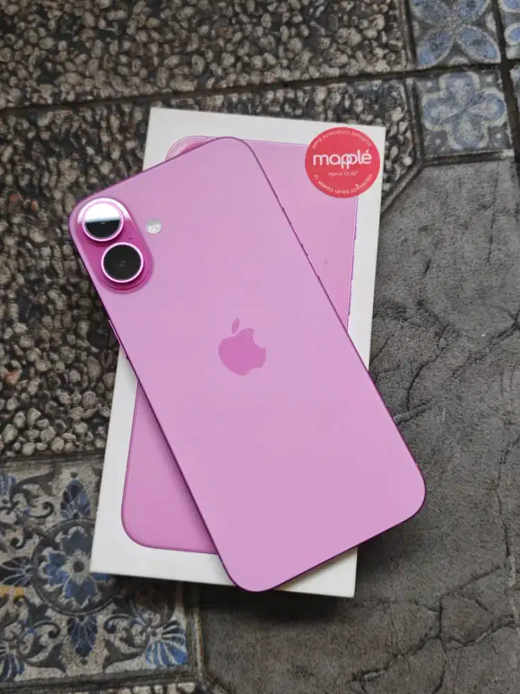 Iphone 16 plus 512gb pink resmi