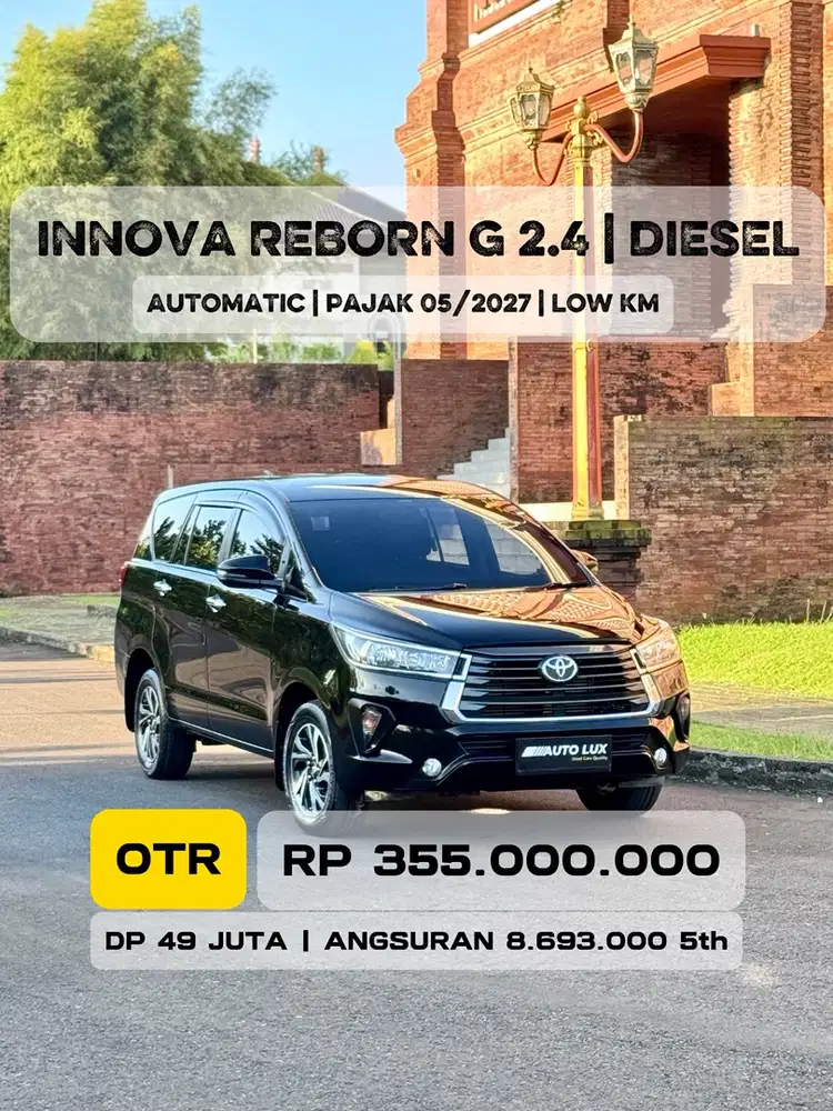 Toyota Kijang Innova 2022 Diesel AT