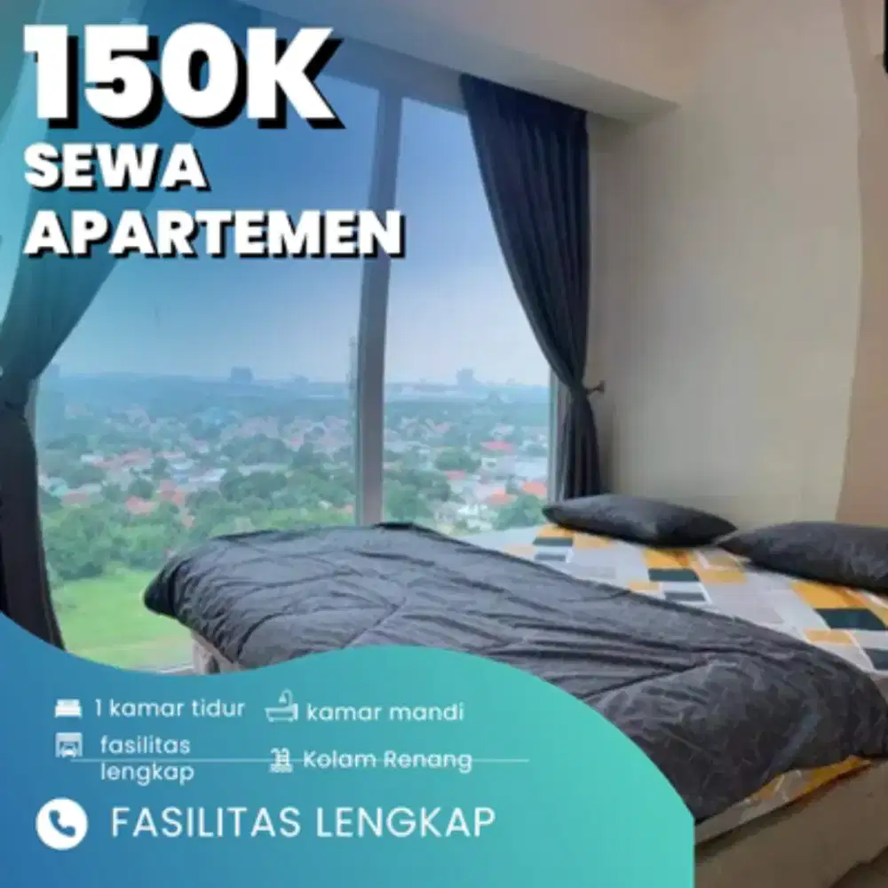 SEWA APARTEMEN SPRINGLAKE SUMMARECON BEKASI HARIAN/TRANSIT TERMURAH