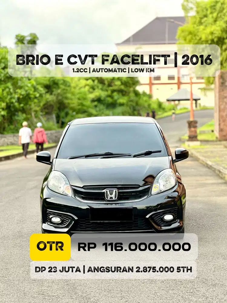 Honda Brio 2016 Bensin AT