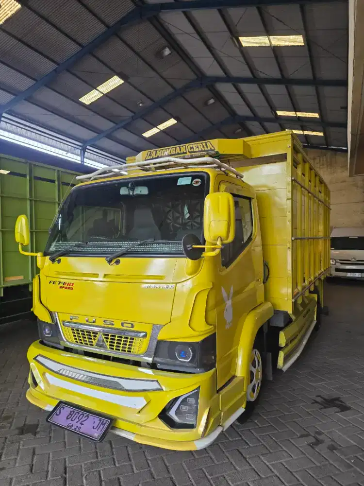 FS Mitsubishi Canter FE74HD Speed Bak Kayu 2024 Pmk 2025 Fullorian
