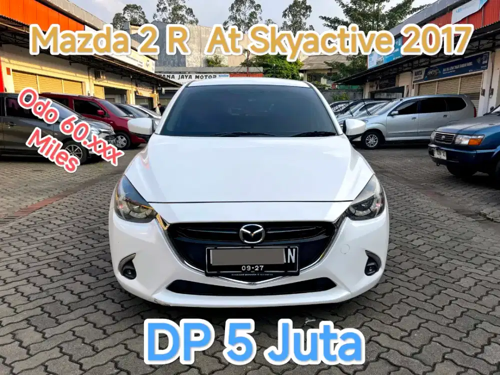 5JT MAZDA 2 R HB AT 2017 FACELIFT WHITE EDITION RARE !!