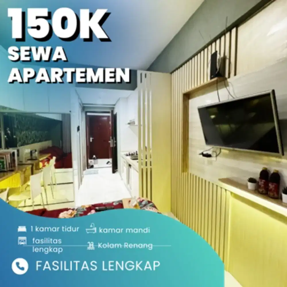 SEWA APARTEMEN PATRALAND URBANO HARIAN/TRANSIT TERMURAH BEKASI UTARA
