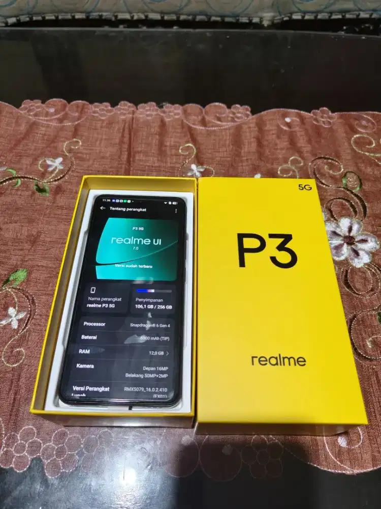 Realme P3 5g 12/256 Mulus