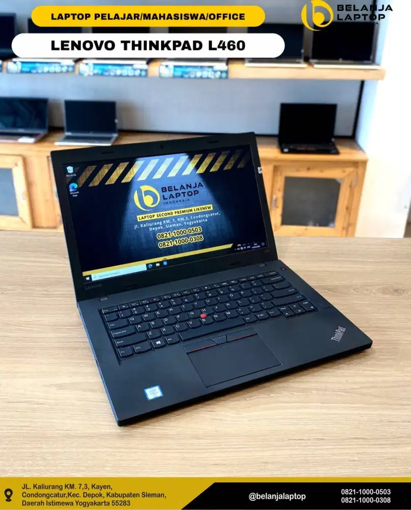 LENOVO THINKPAD L460/ intel i5 gen 6/4GB/128GB/TERMURAH!!