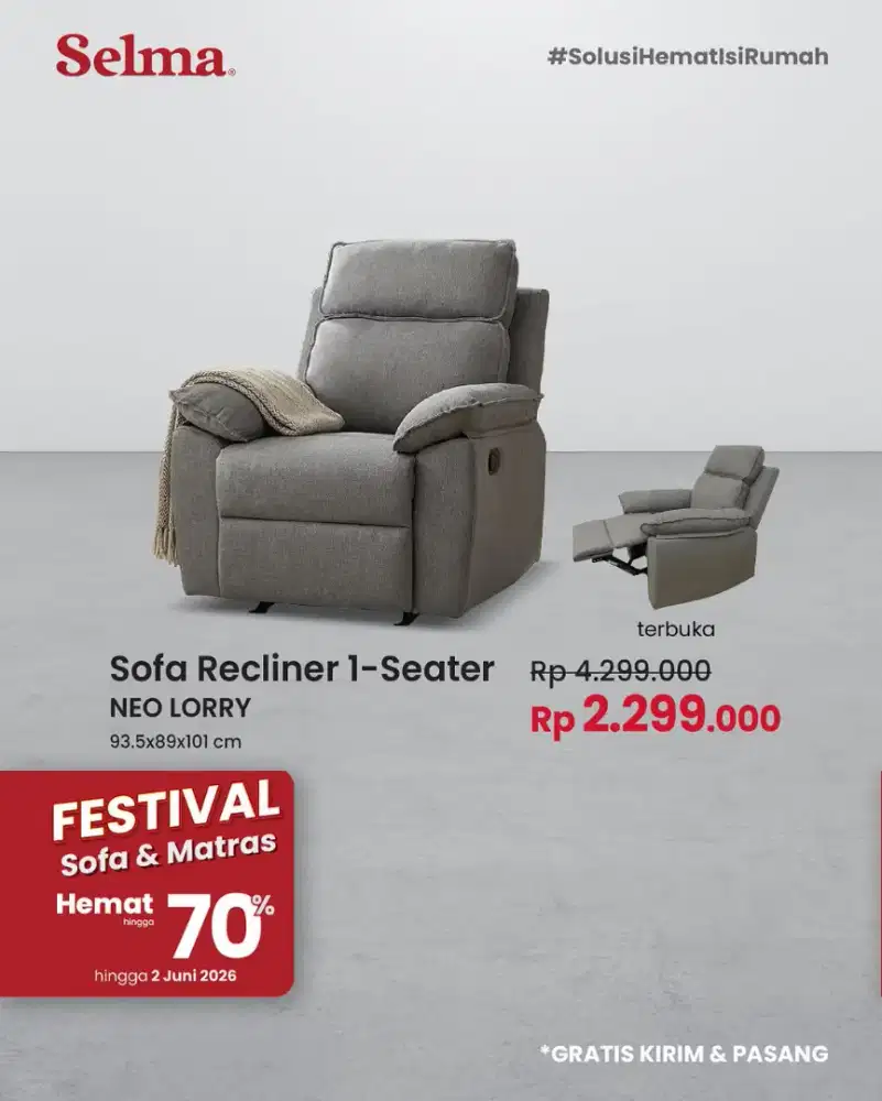 Sofa Recline 1 Seater