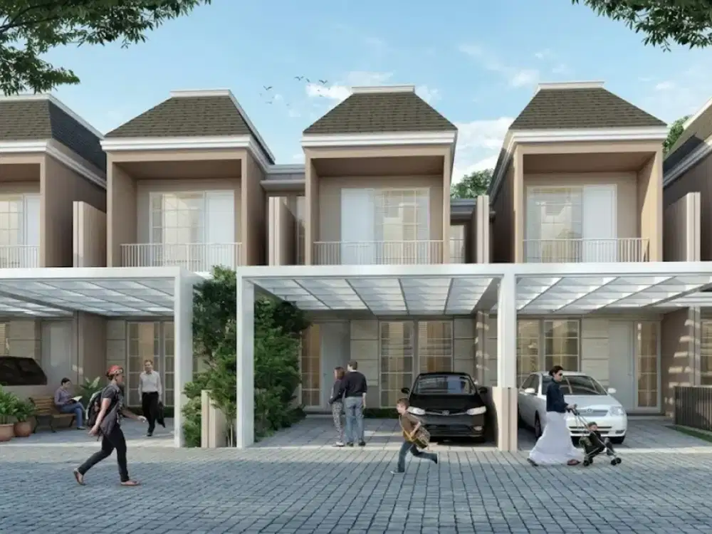 Rumah Minimalis - Puri Galaxy Cluster Jasmine Courts Surabaya Timur - Dekat Galaxy Mall