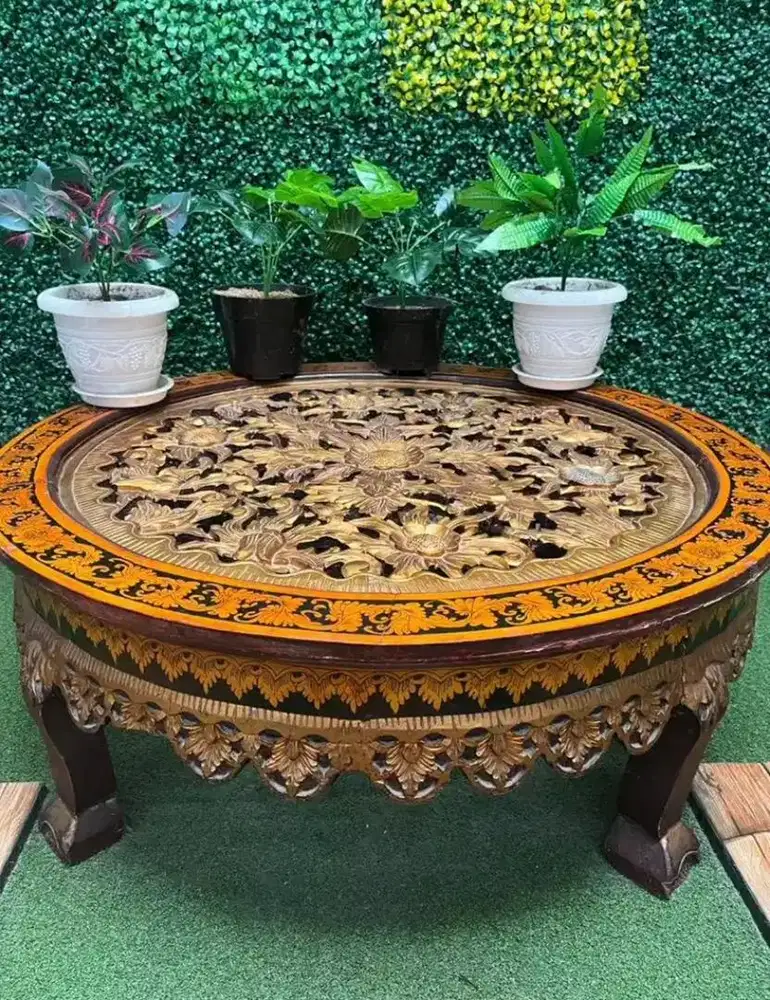 meja bulat palembang