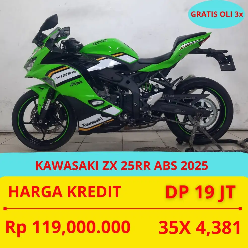 PROMO SUKSES MOTOR KAWASAKI ZX 25RR 2025 DP 19 JT GUYS