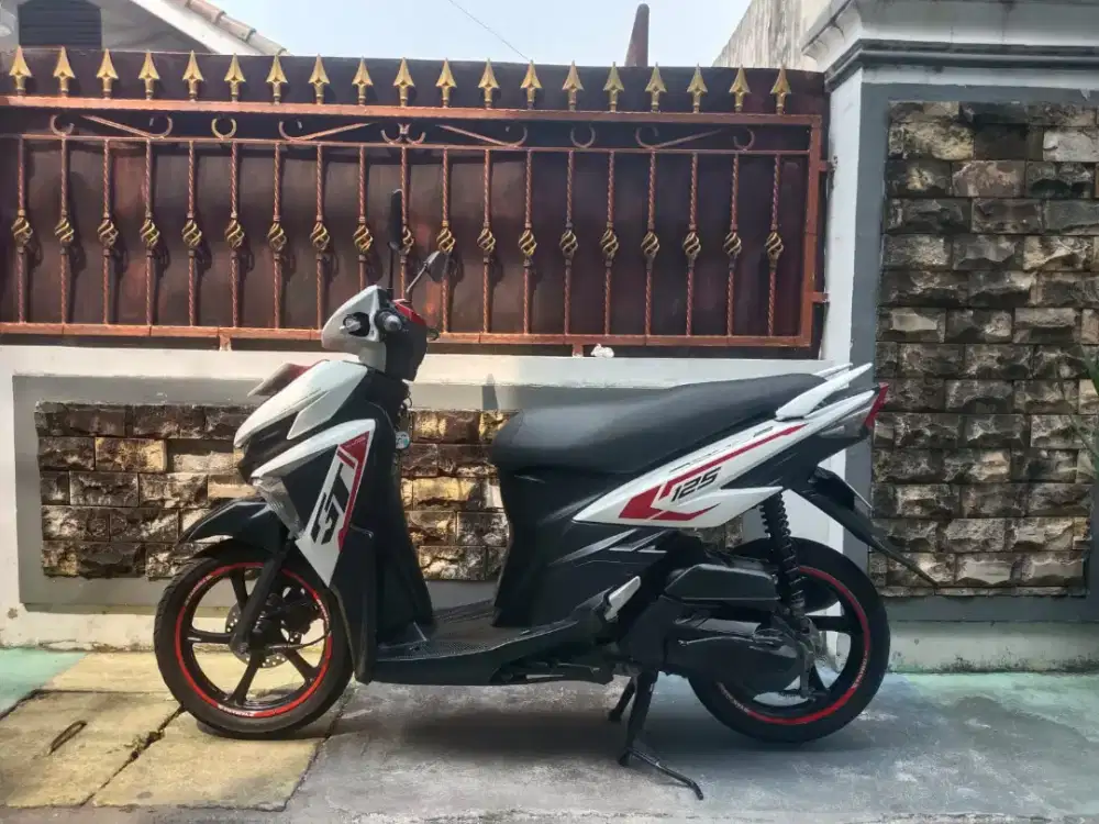 soul gt led 125 cc blue core 2015 pajak panjang mulus bagus
