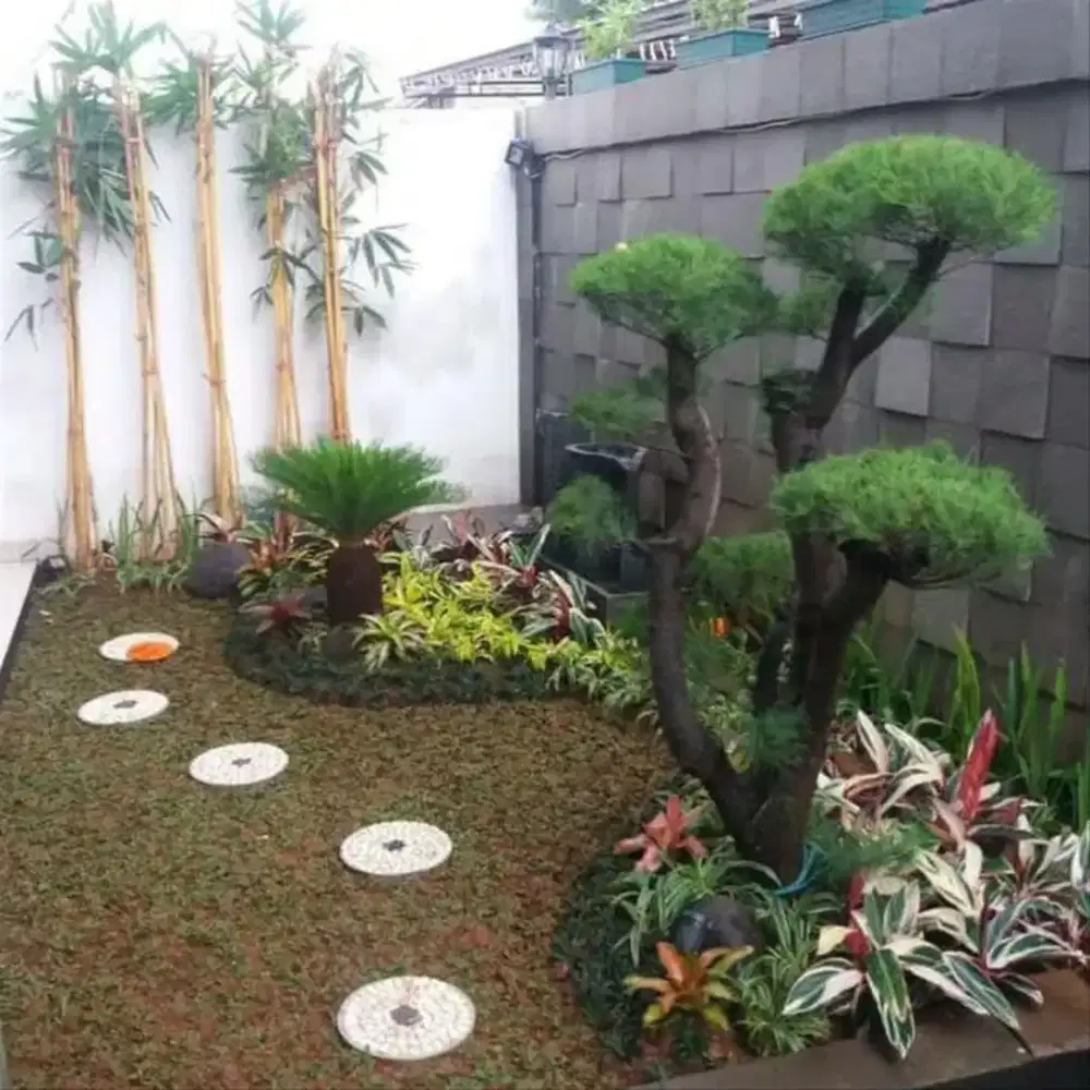 Jasa pembuatan taman bonsai taman kering taman vertical dll #18