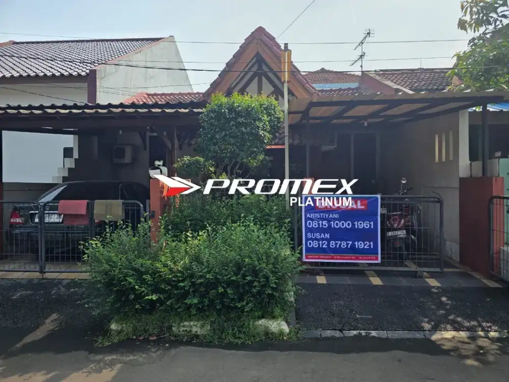 Rumah Siap Huni Kokoh Dalam Kompleks Tenang Asri di Sukmajaya, Depok