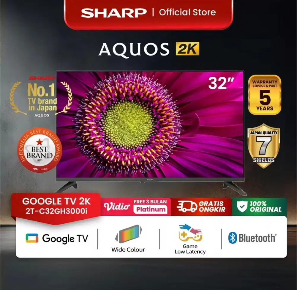 Dijual SHARP GOOGLE TV 32 Inch Plus Breket